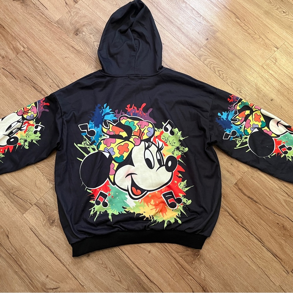 Women’s rhinestone-embellished Mickey Mouse hoodie
